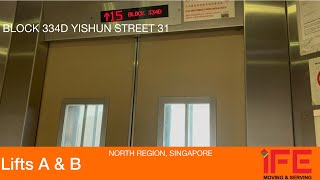 HDB Block 334D Yishun || IFE Elevator