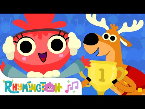We're Going To The Reindeer Games | Silly Christmas Song | Rhymington Square