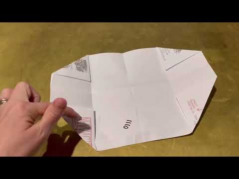 6 pocket fold from 1 sheet of paper