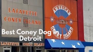 Detroit Coney Dog Challenge - Lafayette Coney vs American Coney