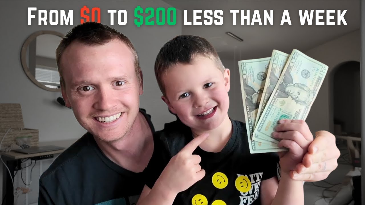 Teaching My 4 Year Old How To Make Money!