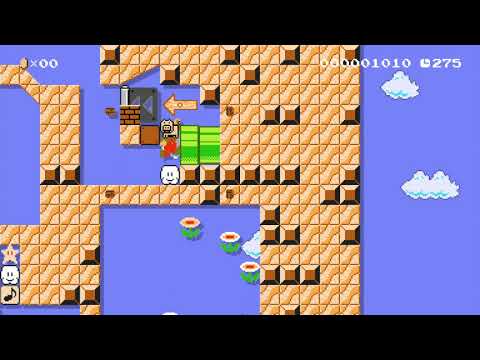 ♪ MK8 Sweet sweet canyon theme ♪ by mari&ale - Super Mario Maker 2 - No Commentary 1bz