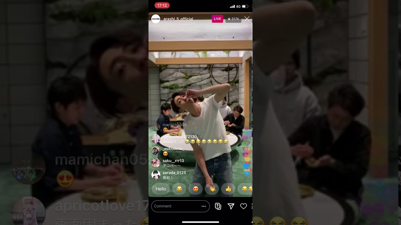 嵐がインスタライブでタコスを振る舞いました