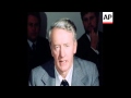 UPITN 13 11 79 FORMER RHODESIAN PRIME MINISTER IAN SMITH HOLDS A PRESS CONFERENCE IN SALISBURY