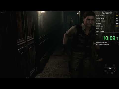 (WR) Resident Evil HD Chris Any% Speedrun 52:56