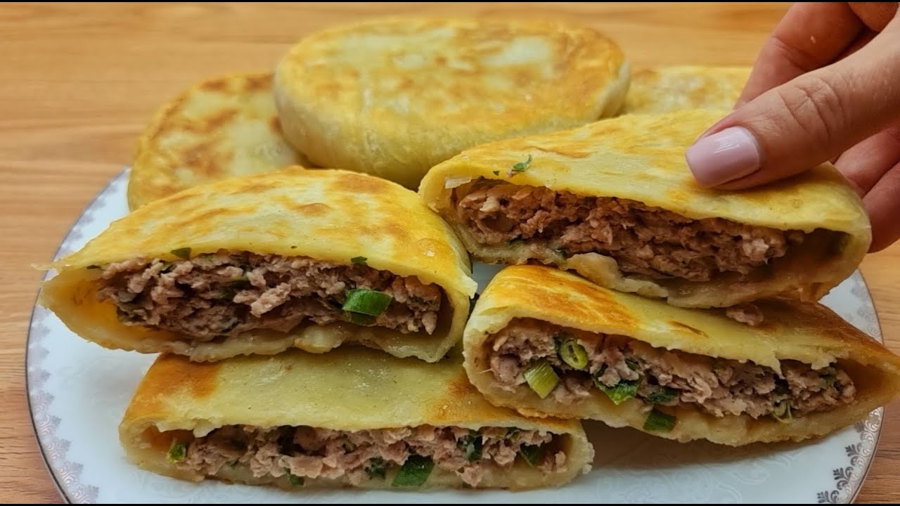 Pfannkuchen mit Hackfleischfüllung - Einfache Rezepte