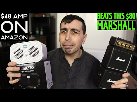 This Is The Best Mini Guitar Amp I've EVER HEARD!! (Lekato Mini Beats This Marshall Mini Stack)