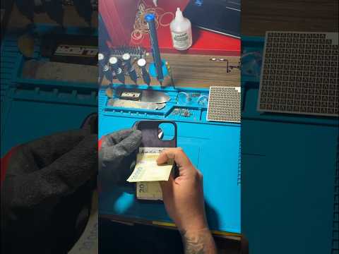 This guy cleverly did not fix the phone.