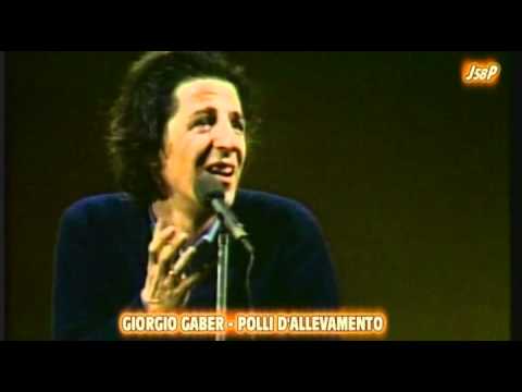 GIORGIO GABER - POLLI  D'ALLEVAMENTO (LIVE)