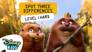 Spot the Difference ✔️🔍 🦫 | Hoppers | Level: Hard | @disneykids