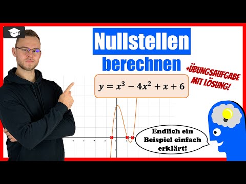 Polynomfunktion 3. Grades Nullstellen berechnen Beispiel