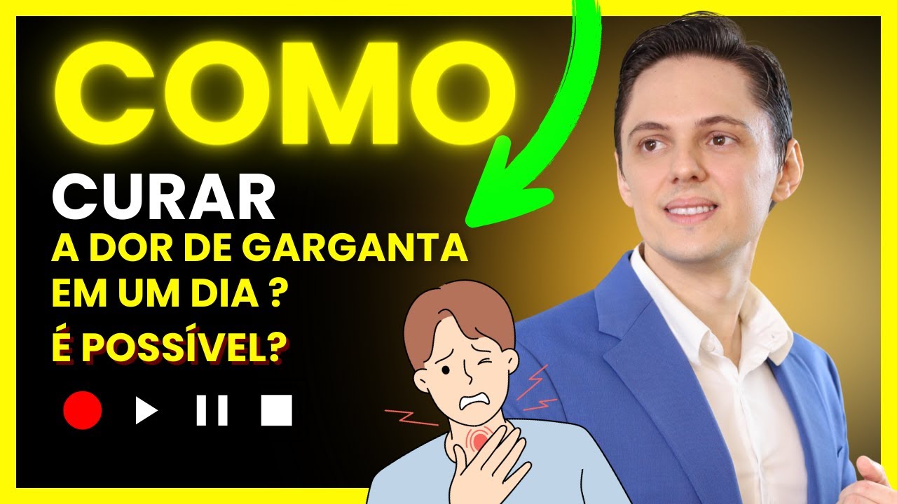 ➡️ Como curar Dor de Garganta em 1 dia - Otorrino Explica