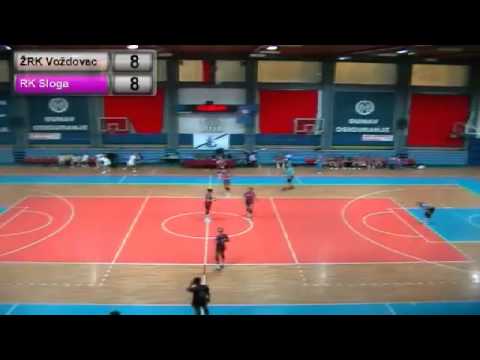 13.10.2014. ZRK Vozdovac - RK Sloga 1.poluvreme