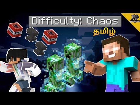 Gamer Boy Tamil - Chaos Mod in Minecraft/ defficulty Chaos / #gamerboytamil #minecraft #tamilminecraft