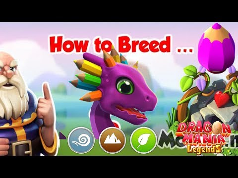 How to Breed Scribble Dragon ? - VIP Hatching 18 hours and 48 minutes - Dragon Mania Legends