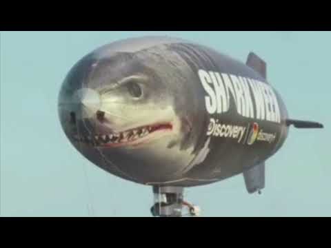 #EastShark  SHARKWEEK blimp WRAP TIMELAPSE link in description.