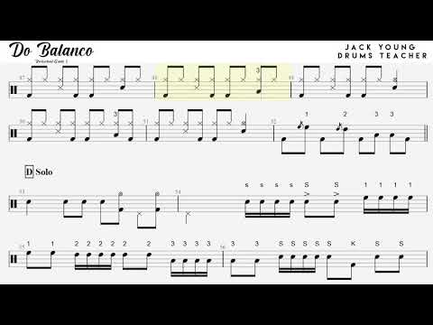 How to play Do Balanco 🥁 on Drums - Rockschool Grade 5