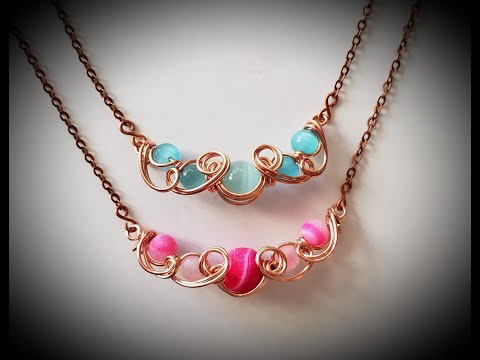 Petite Fancy Bar Necklace - Cheryl St. Pierre of Majestic Wire Artworks