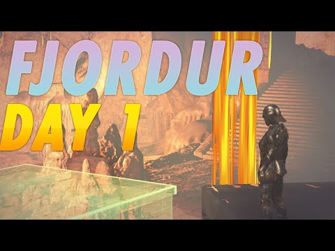 We Contested The Best Cave On Fjordur Day 1 - ARK