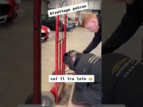 L’apprenti est joueur #patron #apprenti #bizutage #mecanique #garagiste #autologic