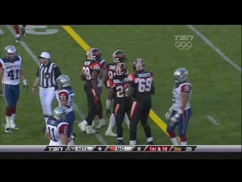 CFL Montreal 16, B.C. 12 - July 16, 2010