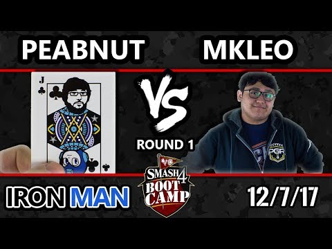 S4BC Iron Man - PES | Peabnut vs FOX MVG | MKLeo - Round 1 - SSB4