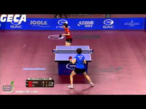 Ding Ning vs Li Xiaoxia[Qatar Open 2013]