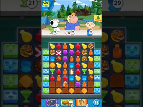 Family Guy - Another Freakin' Mobile Game : Level 57 - 3 stars! No Boosters!