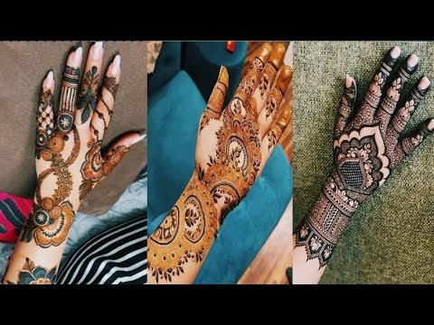 beautiful mehndi design || stylish mehndi designs || khadeeja mehndi designs