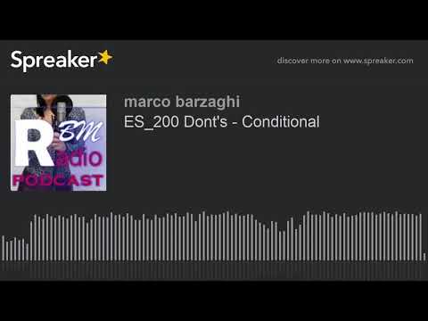 ES_200 Dont's - Conditional