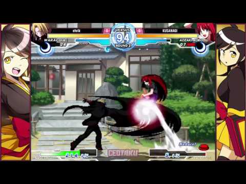 "BBR" MBAACC AT CEOTAKU 2016 - ehrik vs KUSANAGI