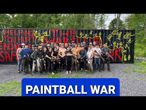 Biggest Paintball War Ever ! (The War Club)