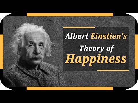 Albert Einstein's Theory of Happiness | Secret to Live a Happy Life | Theory Sold For $1.5 million
