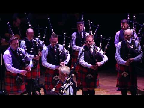 Field Marshal Montgomery Pipe Band in concert - Aberdeen 2014