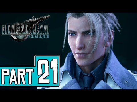 Final Fantasy VII Remake Walkthrough Part 21 (PS4 Pro) FULL GAME No Commentary @ 1080p ᴴᴰ ✔