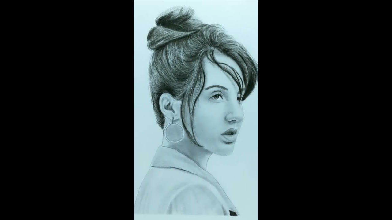  portrait pencil drawing realistic celebrity nora fatehi by hiren mistry