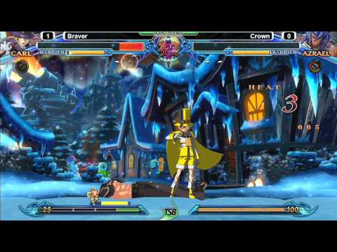 Blazblue: Chrono Phantasma @ TGITSB #1 - Crown (Azrael) vs Braver (Carl)
