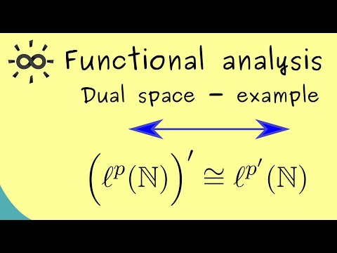 Functional Analysis Part 23 Dual space Example