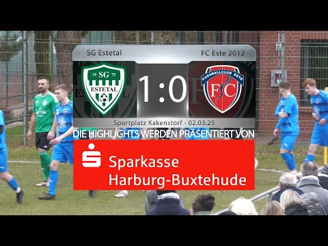 Die Highlights der Partie SG Estetal vs. FC Este 2012 (1:0) v. 02.03.25