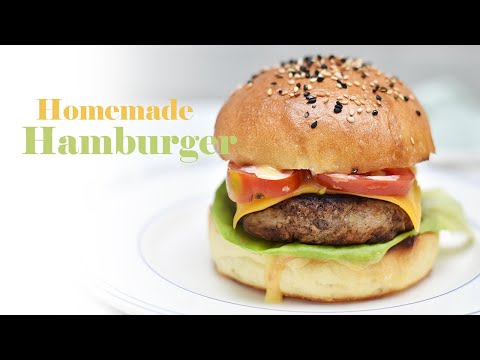 Hambúrguer caseiro (hambúrguer e molho)