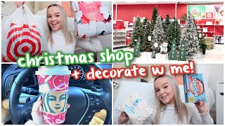 christmas shopping at target + decorate for christmas!