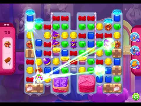 HomeScapes Level 3936 no boosters (21 moves)