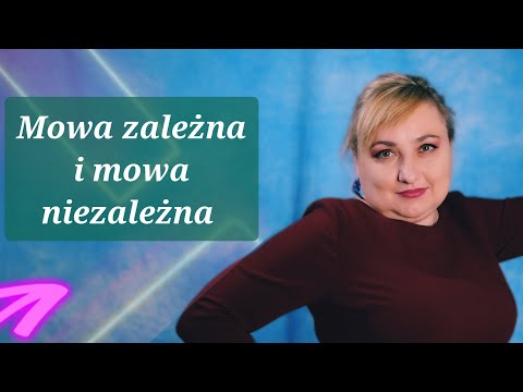 Mowa zależna i mowa niezależna
