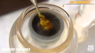 420 PARADISE - STRAWBERRY KUSH BUDDER - From SC P.O.T In Studio City CA - Weed BHO Wax