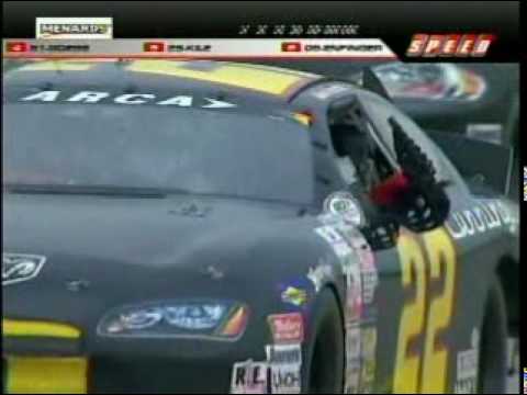 Highlights ARCA Racing Series 250 Talladega Part 2 2010 Stock Car Beating and Banging.mpg
