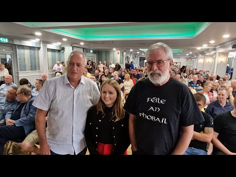 Gerry Adams and Séanna Walsh 2005 Towards a New Ireland