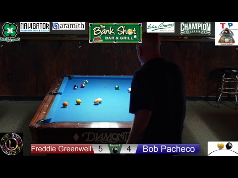 Freddie Greenwell Vs Bob Pacheco  2018 MD 8 Ball Championship