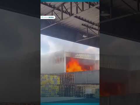 Incêndio atinge indústria de tabacos no Rio Grande do Sul