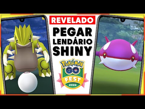 REVELADO! QUAIS POKÉMON LENDÁRIO SHINY PEGAR NA POKEMON GO FEST 22