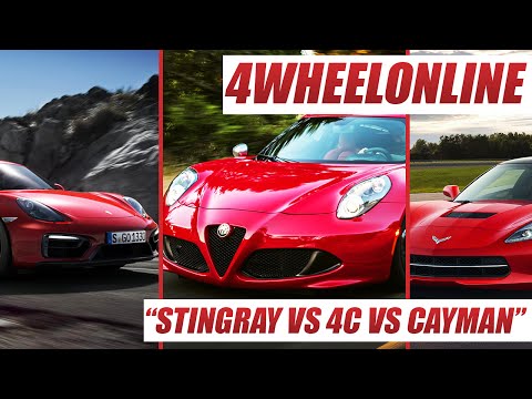 Corvette Stingray vs Alfa Romeo 4C vs Porsche Caymen : Best Sports Car for the Money